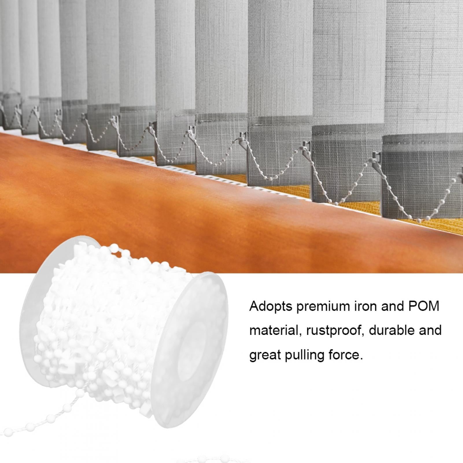 Zerodis Roller Blind Fitting, Blind Bottom Link Chain, Blind Beaded Chain, For Vertical Curtain Decoration