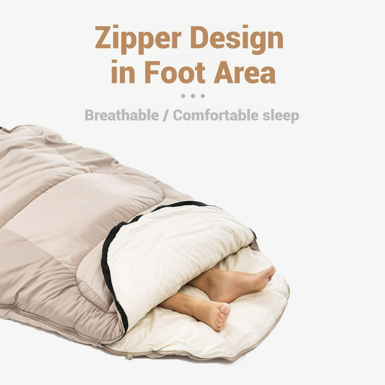 Naturehike, Cotton Sleeping Bag with Arm Holes, Oversize Sleeping
