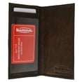 thumbnail image 2 of New Leather Checkbook Wallet and Credit Card Holder with Detachable Sleeve 3507 CF, 2 of 5