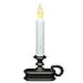 thumbnail image 3 of Battery Operated LED Dusk to Dawn Light Sensor Window Candle with Aged Bronze Base Flicker and Full On Setting, 3 of 4