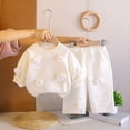 thumbnail image 2 of asjyhkr Toddler Girls Vacation Sets Flower Long Sleeve Sweatshirts Pants Cute Party Casual Fall Outfits 2 Piece(1-2 Years), 2 of 5