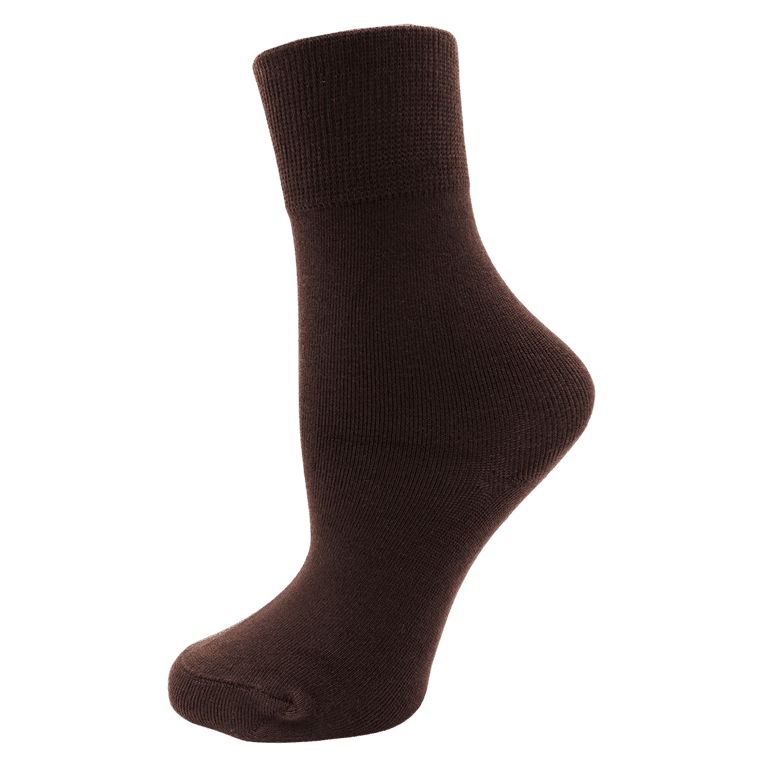 womens brown dress socks Fall Autumn Socks, Thanksgiving Leaf Brown Crew 3D Sublimation Women M –  Starcove Fashion main image 0