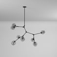 thumbnail image 5 of JA14028BK Artcraft Lighting Organic - 8 Light Chandelier-Black Finish, 5 of 13