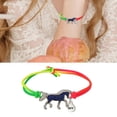 thumbnail image 2 of Geemin Pack of 2 Adjustable Rainbow Color Changing Horse Bracelets for Girls Friendship Jewelry, 2 of 18