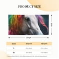 thumbnail image 5 of Picia Colorful Haired White Horse Pattern Party Banner, Festive Decoration, Holiday Banner, Celebration Decor, Event Banner, Reusable Party Banner-Medium, 5 of 8
