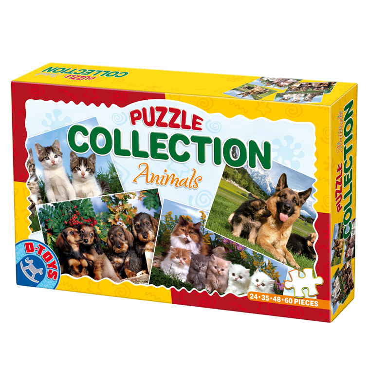 D-Toys Puzzles Dogs Cats Kittens Puppies Children/'s Jigsaw Puzzle Animal