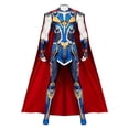 thumbnail image 3 of Disfraz de superhéroe Thor Love and Thunder para hombre adulto, armadura con capa, traje completo para juego de rol de Halloween y carnaval, 3 of 5