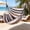 Coffee Brown, variant on 1pc Indoor & Outdoor Hammock Chair, Heavy Duty Wear-Resistant Thickened Canvas Hanging Swing Chair, Portable Foldable Leisure Hammock With Opp Sealed Storage Bag, Sturdy High Load