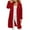 Red#002, variant on Xyxonk Womens Fuzzy Fleece Jacket Sherpa Trench Coat Lapel Collar Open Front Jackets Winter Trendy Long Sleeves Outwear,Camel M