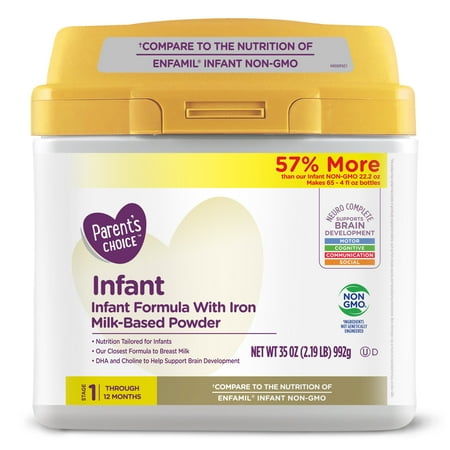 Parent's Choice Infant Formula with Iron, Powder, 35 oz