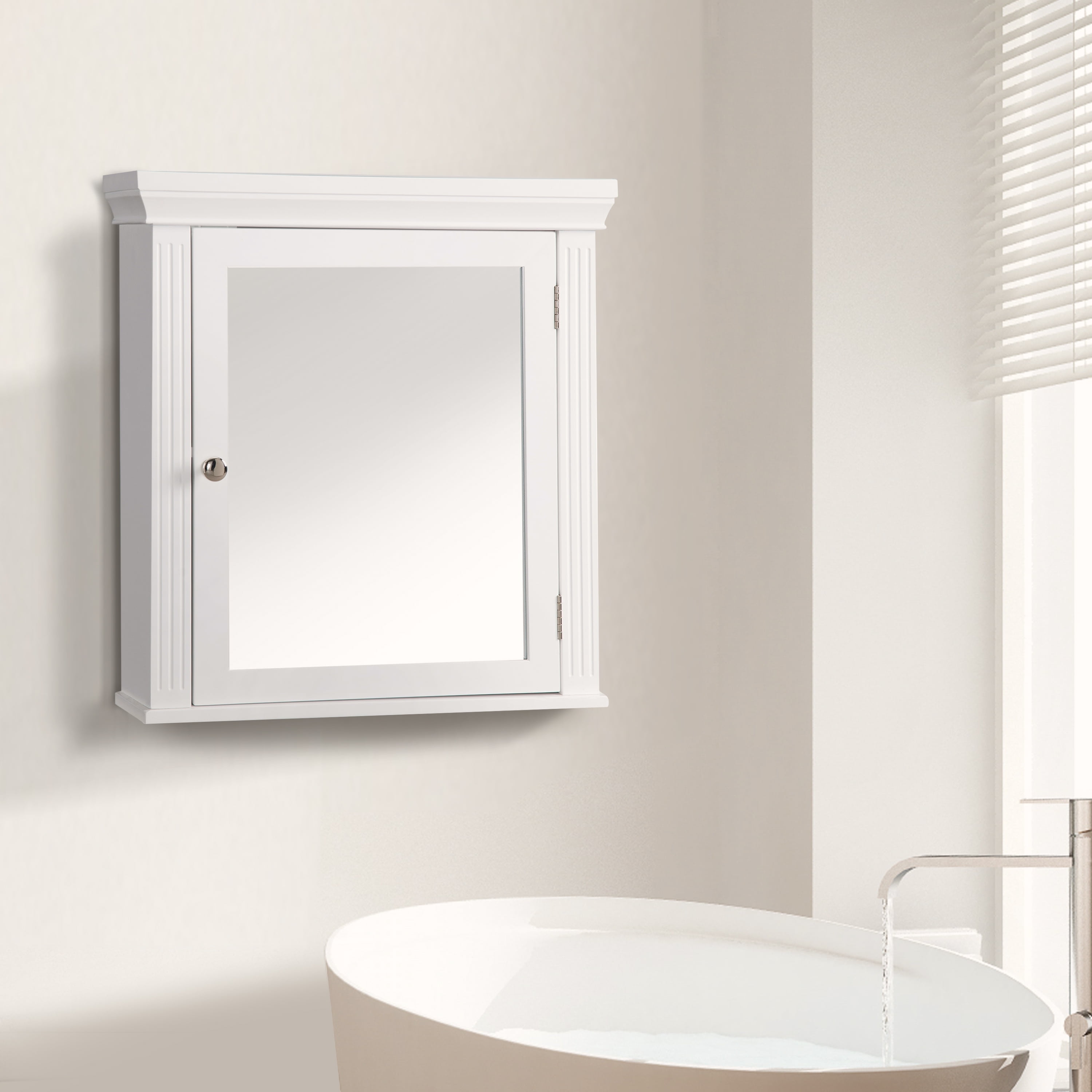 Teamson Home Stratford SingleDoor Removable Wall Cabinet  (图3) Teamson Home Stratford SingleDoor Removable Wall Cabinet  (图3)