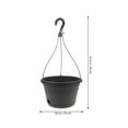 thumbnail image 2 of FOLOYORI 2Ud Jardineras Colgantes Negras Para De Y Pared Con Materiales Duraderos, 2 of 8