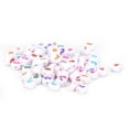 thumbnail image 2 of ANGGREK Perles Rondes Chiffres, 300 Pcs Perles Rondes Chiffres Blanches Colorées Lisses en Acrylique pour Fabrication de Bijoux Bracelets Collier, Perles en Acrylique pour Figurines, 2 of 8