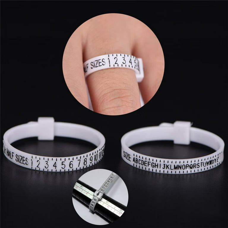 UK USA British American European Standard Measurement Belt Bracelet Rings  Sizer Finger Size Screening Jewellery Tool Custom Logo