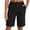 #1Black, variant on Womens Pull-On Bermuda Shorts with Pockets Straight Leg Walking Shorts