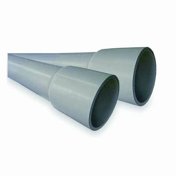 Cantex Non-Metallic Conduit, Schedule 80, 3 in Trade Size, 10 ft, PVC A53DA12