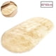 thumbnail image 1 of Alfombra de piel sintética de uso versátil, alfombras antideslizantes de tacto suave, alfombra peluda fácil de limpiar con regulación de temperatura para pasillo, sala de estar, cocina, dormitorio,, 1 of 4