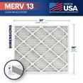 thumbnail image 4 of BNX TruFilter 20x23x1 Air Filter MERV 13 (4-Pack) - MADE IN USA - Electrostatic Pleated Air Conditioner HVAC AC Furnace Filters for Allergies, Pollen, Mold, Bacteria, Smoke, Allergen, MPR 1900 FPR 10, 4 of 5