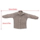 thumbnail image 3 of Vogacara Ropa de muñeca, camisa a cuadros pequeña resistente al desgaste, accesorios de juguetes ajustables realistas, disfraz para de Muñecas y casas de muñecas Beige, 3 of 6