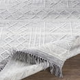 thumbnail image 3 of Hauteloom Clintwood Wool Living Room, Bedroom Area Rug - Bohemian, Transitional - Medium Gray, Charcoal, Cream - 2' x 3', 3 of 10