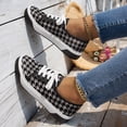thumbnail image 5 of AUDeals Women’s Canvas Backless Mule Sneakers, Low Top Slip On Platform Loafers, Soft Sole Casual Walking Tennis Shoes for Daily Outdoor Wear (Black, 7.5), 5 of 5