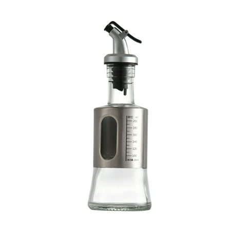 

AdXKenry Oil Bottle Mini Oven Mitts 200 300 500ml Olive Oil Dispenser Bottle Cooking Oil Cruet Glass No Drip Small Oil And Vinegar Dispenser Glass Bottle For Oil Kitchen With Scale