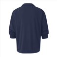 thumbnail image 4 of Camisas de Punto para Hombre, Camisas Casuales de Larga, Camisas Clásicas con Botones, Camisas de Golf Azul Marino S, 4 of 5