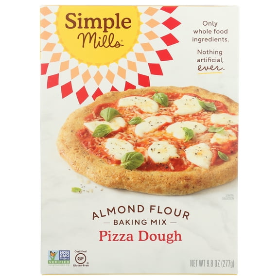 (6 Pack) Simple Mills Almond Flour Pizza Dough Mix, 9.8 oz
