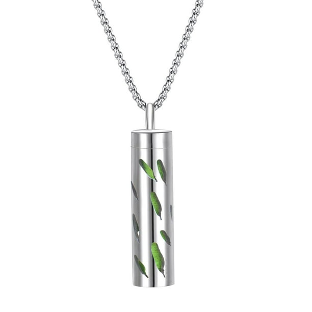 Perfume clásico Aromatherapy Oil Diffuser Necklace Aromatherapy Pendant Necklace Vintage Open Locket Aroma Perfume Necklace For Men Women