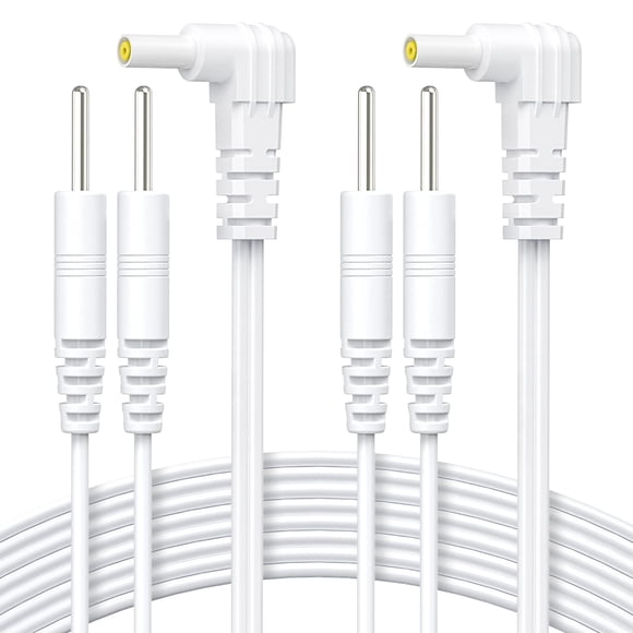 Cables conductores AUVON para TENS, paquete de 2, 1,2 m, duraderos, con conector de 2,35 mm