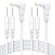 thumbnail image 1 of Cables conductores AUVON para TENS, paquete de 2, 1,2 m, duraderos, con conector de 2,35 mm, 1 of 7