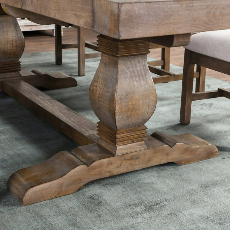Recycled pine dining table outlet