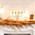 thumbnail image 4 of WWG Orange Colored Rattan Garland 70-141 Inches Length Artificial Fall Foliage Plastic Needles Home Vase Decor Thanksgiving, 4 of 6
