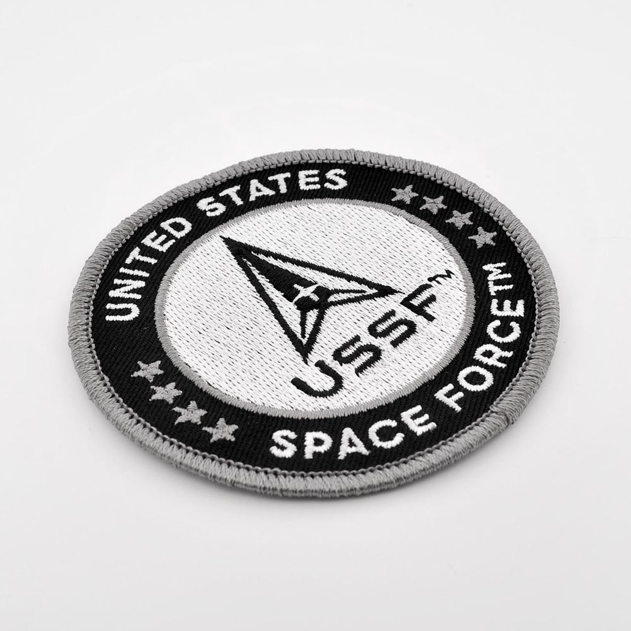 PinMart's Officially Licensed U.S. Space Force Round Logo Embroidered Patch – Iron On - 10 Pack
