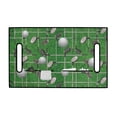 thumbnail image 2 of Whosucclay Golf Club & Ball Print 4 Pockets Golf Cart Seat Cover Breathable for EZGO Club Car Yamaha Icon, Anti-Fade Golf Cart Seat Protector, 2 of 7
