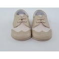 thumbnail image 3 of Boy/Infant shoes Beige/Tan Napa Leather and Linen Kids Shoes, 3 of 12