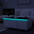 thumbnail image 6 of Smart Coffee Table for Primary Living Space | Dual Bluetooth Speakers, RGB Lighting Modes | Compressor Direct Cooling, ABS Construction | Offer Immersive Sound and Mood Lighting, 6 of 6