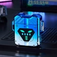 thumbnail image 1 of Electronic Rechargeable Lighter, Lighter LED Power Display Type-C Rechargeable Lighter Outdoor Windproof, For Camping, Hiking, Traveling, 1 of 7