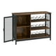 thumbnail image 2 of Gabinete de Bar de con Soporte para Copas y Porta botella, Estantes Bufets de Cocina, Mueble Mini Cantina para Vino, 2 of 11