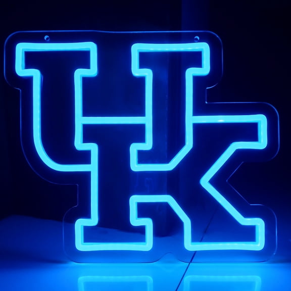 Football Neon Sign for Kentucky Wall Decor,Sports Team Neon Light for Garage or Man Cave,Game Room Birthday Christmas Decor Gifts