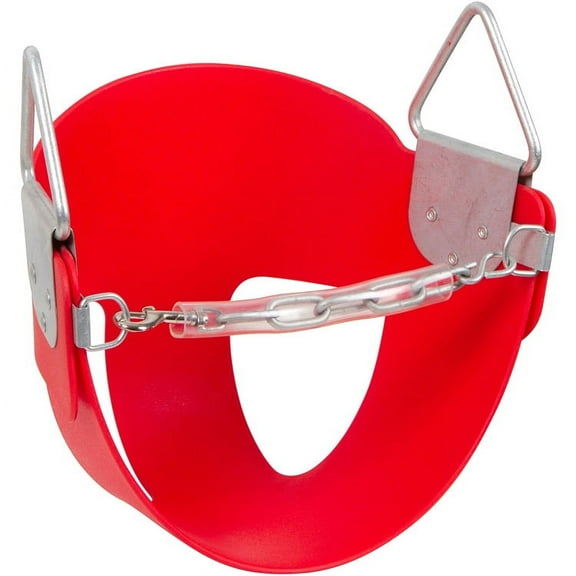 Swing Set Stuff Inc. Half Bucket Swing (Red)