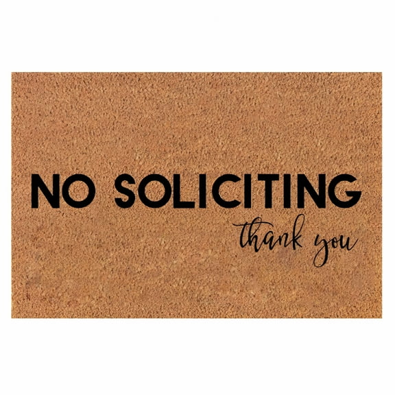 LAMIRO No Soliciting Doormat Welcome Doormat Carpet Doormat No Soliciting We Have Found Please Go Doormat Welcome Matt Outdoor Door Mat Front Door Mat Outdoor Rug Bedroom Rug