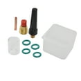 thumbnail image 2 of 8Pcs TIG Welding Torch Kit Gas Lens Heat Resistance Glass Cup Sealing Ring Set for WP‑9/20/25, 2 of 14