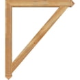 thumbnail image 3 of Ekena Millwork 4"W x 42"D x 48"H Traditional Arts & Crafts Rough Sawn Bracket, Western Red Cedar, 3 of 4