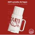 thumbnail image 3 of Termo de acero inoxidable color blanco de 1.2 litros, Coca Cola, 3 of 4