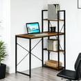 thumbnail image 3 of Convenience Concepts Designs2Go Office Workstation Desk with Shelves, 3 of 7