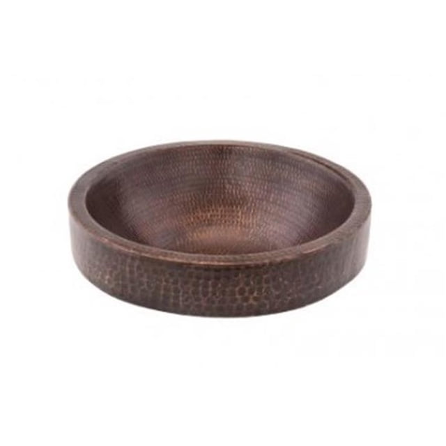 Petit Bateau à Jupe Ronde Martelé Copper Évier