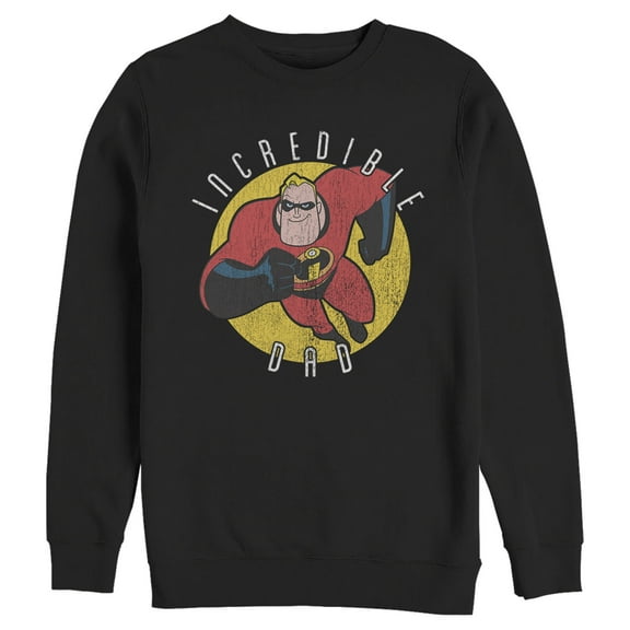 Men's The Incredibles Incredible Dad Sweatshirt Black Medium