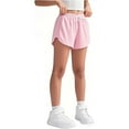 thumbnail image 2 of THDHVS Girls Athletic Shorts,Shorts for Teen Girls,Girls Athletic Dry-Fits Running Shorts with Drawstring with Pockets Pink 7-8 Years, 2 of 5