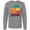 AC-Heather Grey, variant on Inktastic Stand Up Paddle Boarding Eat Sleep Paddle Repeat Long Sleeve T-Shirt